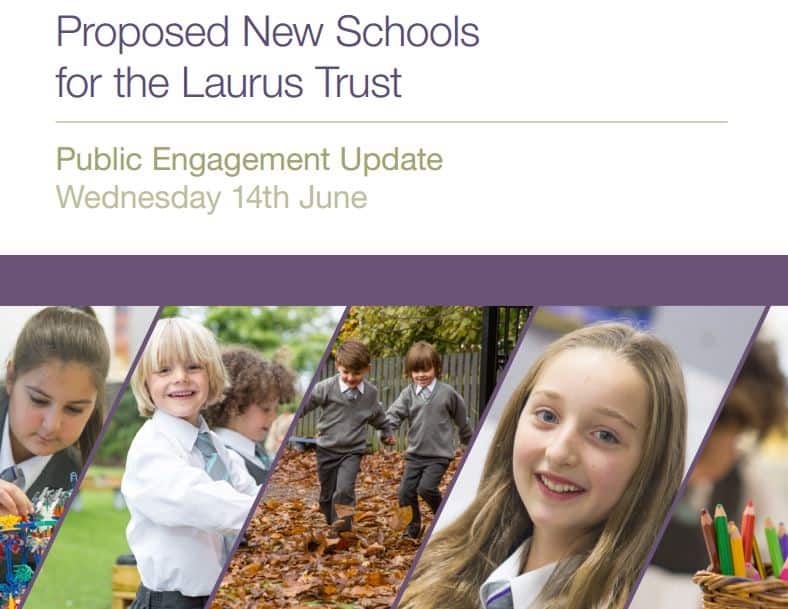 Come to see our new school design proposals on 14th June