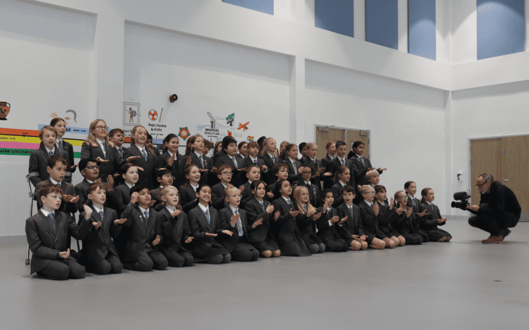 Pupils from Cheadle Hulme Primary School appear on national television in British Sign Language feature